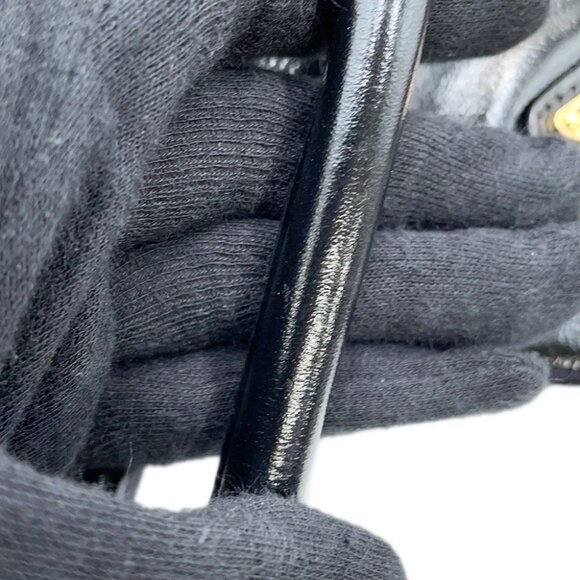 PRADA Shoulder Bag Size Medium Leather Black 1BD376 - Picture 7 of 13